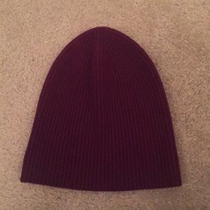 Marc Jacobs cashmere hat - burgundy
